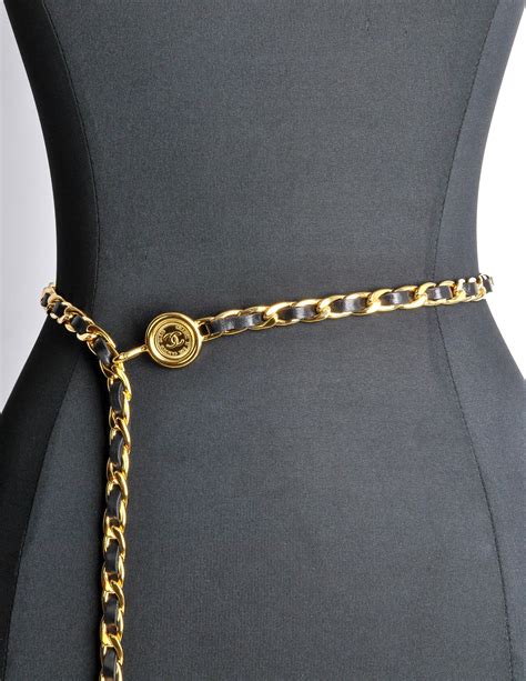 chanel chain belt online|Chanel chain belt vintage.